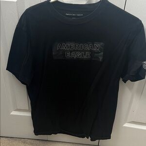 American Eagle Outfitters Black Short Sleeve Tee
